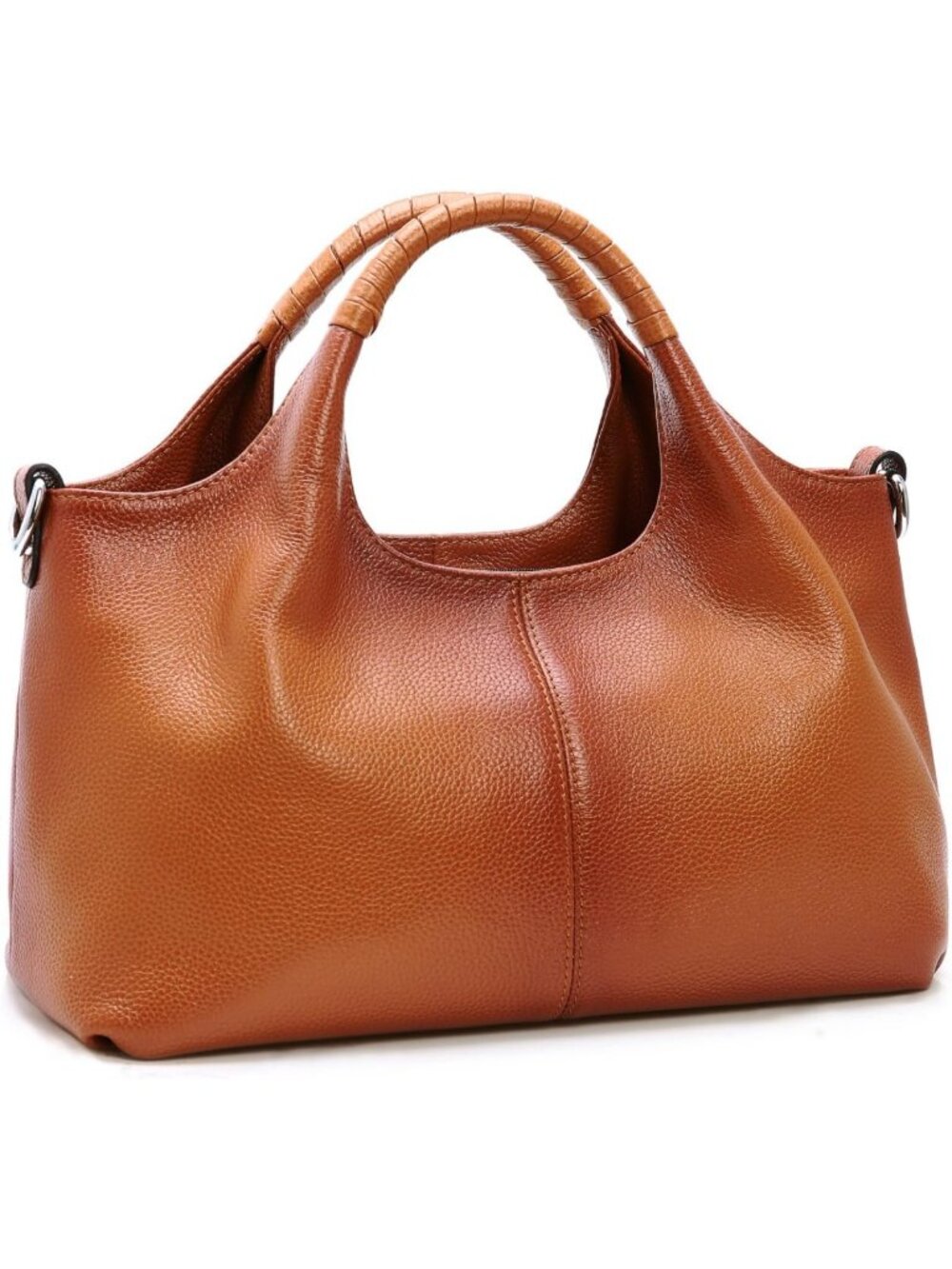 Stylish Leather Satchel Purse & Crossbody Shoulder Bag for Women - Versatile